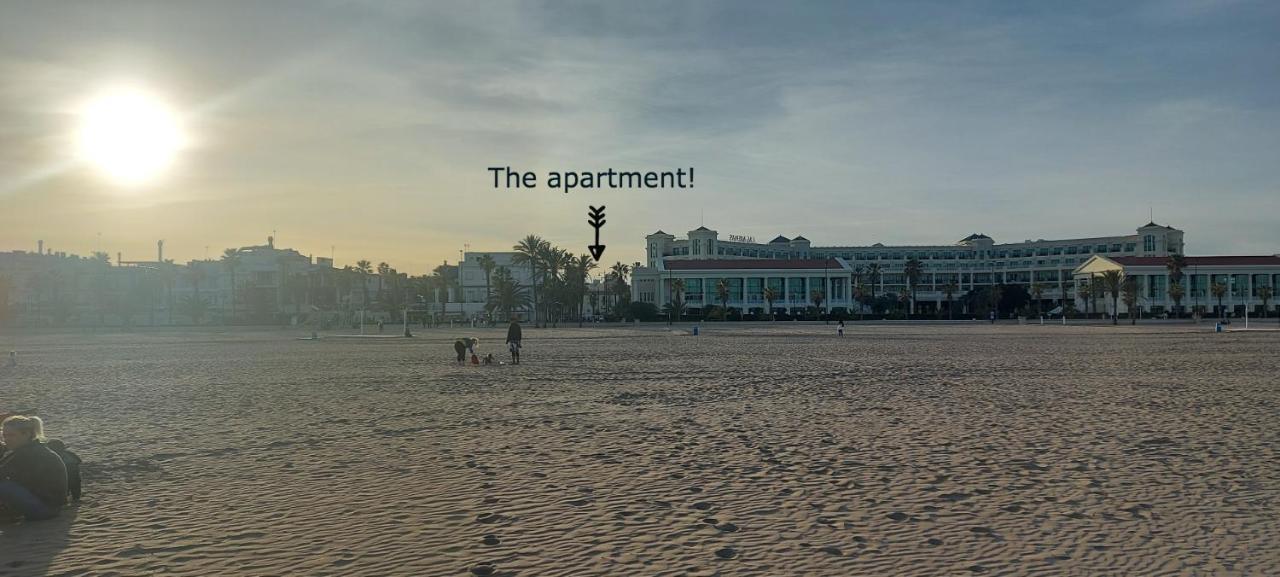 Apartamento Playa Valencia Beach Exterior foto